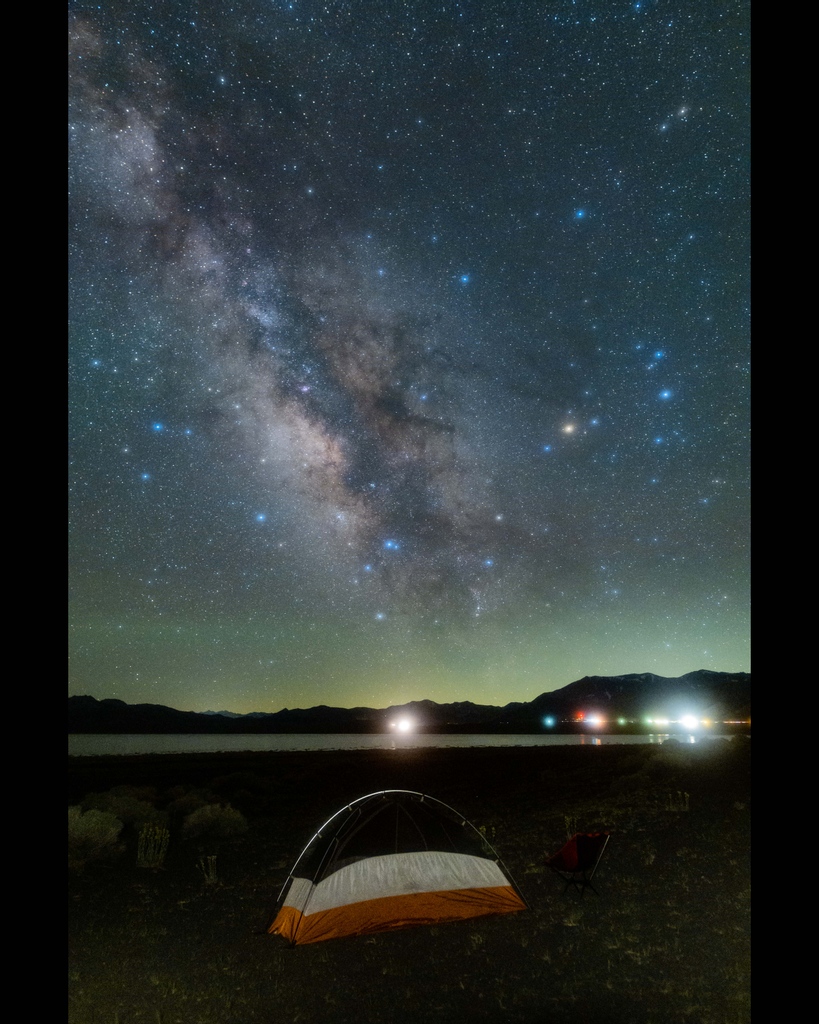Solo under the #milkyway! 🌌 Just me and about a billion of my closest friends, having a sleep over.

The hardest part is actually being willing to admit that I need to go to sleep at some point and to shutting my eyes 😀