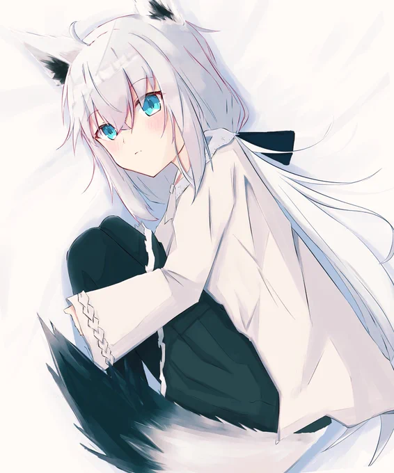 #今年も残りわずかなので今年一番伸びた絵を貼る見た絵描きさんも強制でやる
フブキちゃんです〜! 