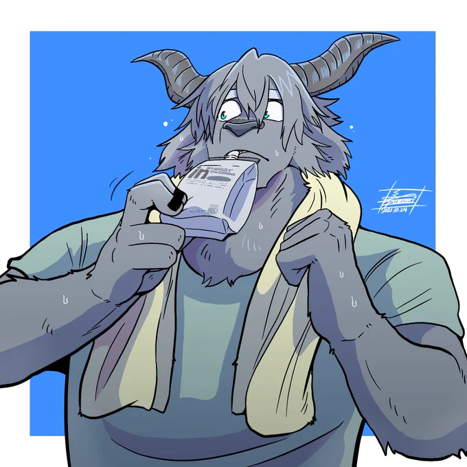 チャージするシモンズくん🐃 