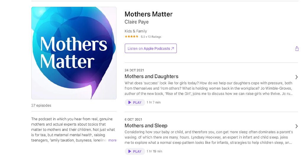 MothersMatterPodcast tweet media