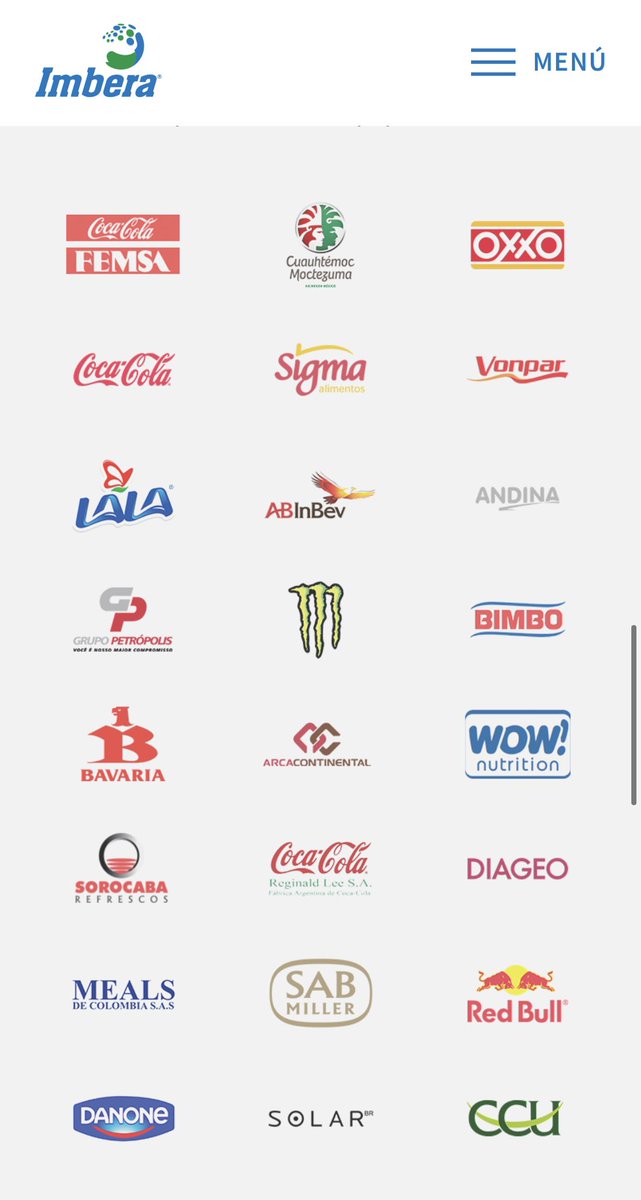 extremesb's tweet photo. @Sw33tNuthin Here is a list of #Imbera cooler customers which remember is owned by #Femsa 👇👇💚🙏 $VSBY $VSBGF $GOOG https://t.co/IF2ONR3ppB