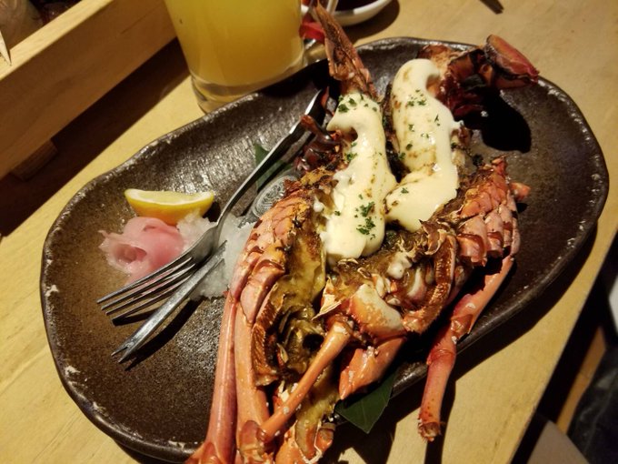 きれいなもの見たあとは おいしいもの食べました  しあわせ https://t.co/XIWE0yQM4Y