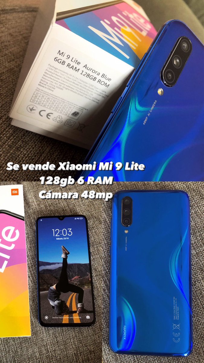 nanii__96's tweet photo. Impecable con 8 meses de uso nomás! #xiaomi #xiaomimi9lite #venta #compra https://t.co/buC53BWaXG