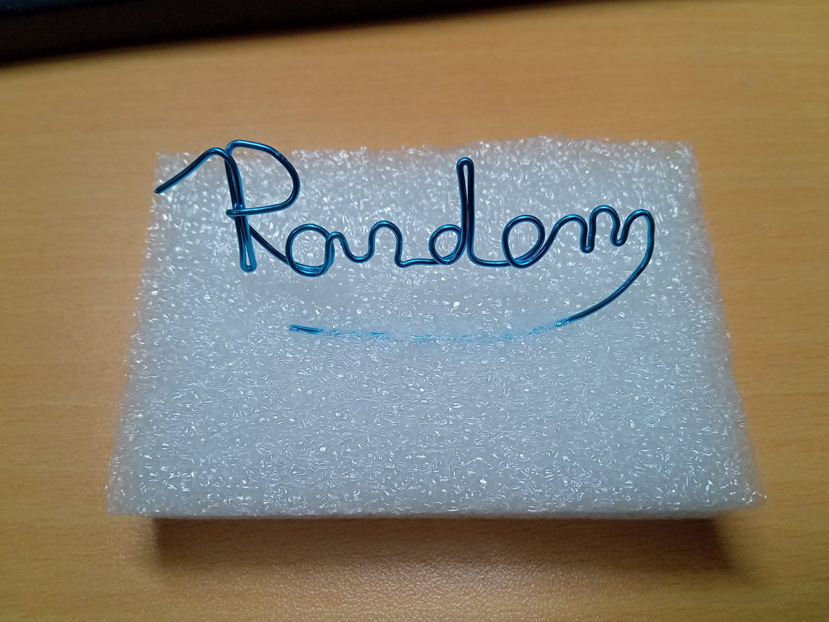 random_haishin's tweet image. ワイヤーネーム   練習「Random」
まあまぁかな   練習だけど誰かワイヤーネームで作らせて！！コメントくれた人頑張って作ります。アルファベットでよろしく！
#WIREname