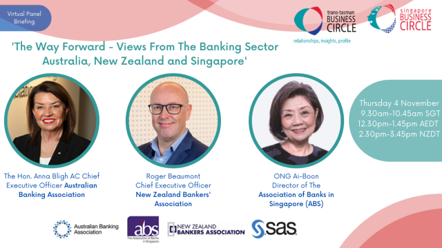 tracyabolton's tweet photo. SAS is delighted to be part of the Trans Tasman Business Circle virtual APAC briefing on “The Way Forward – Views from the Banking Sector across Australia, New Zealand and Singapore. Join us at https://t.co/PoiyfktwO3 https://t.co/C9q52LYq5C