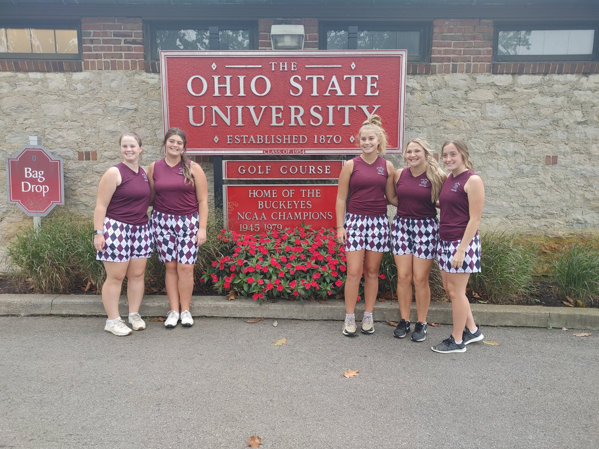 LadyMuskieGolf's tweet photo. 2021-First ever state birth, district and sectional titles, record team lows, great memories and experience gained. Elise, Addy, Abby,and Carlie will return from our rotation so it will keep going. Gracie ended her career shooting 78 at state. Good luck playing at the next level! https://t.co/AcVJH6v4W4