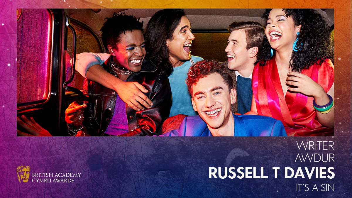 Here it is in writing: the winner of our Writer award is Russell T Davies for It’s A Sin. Congrats on your BAFTA Cymru Award, Russell! La! 💛✍️🏆

O feiro i bapur i Wobr BAFTA Cymru, llongyfarchiadau!

#CymruAwards

Supported by Decade 10