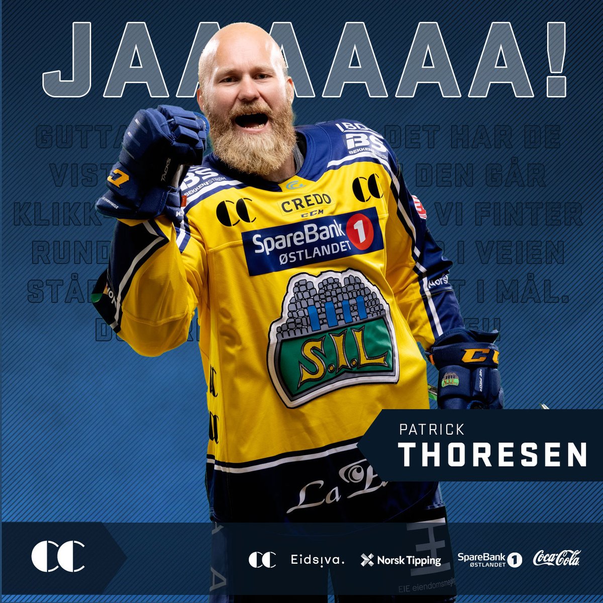 StorhamarHockey's tweet image. 5-2! Patrick fra egen sone, i åpent mål med 44 sekunder igjen. #2hockey #storhamargutta