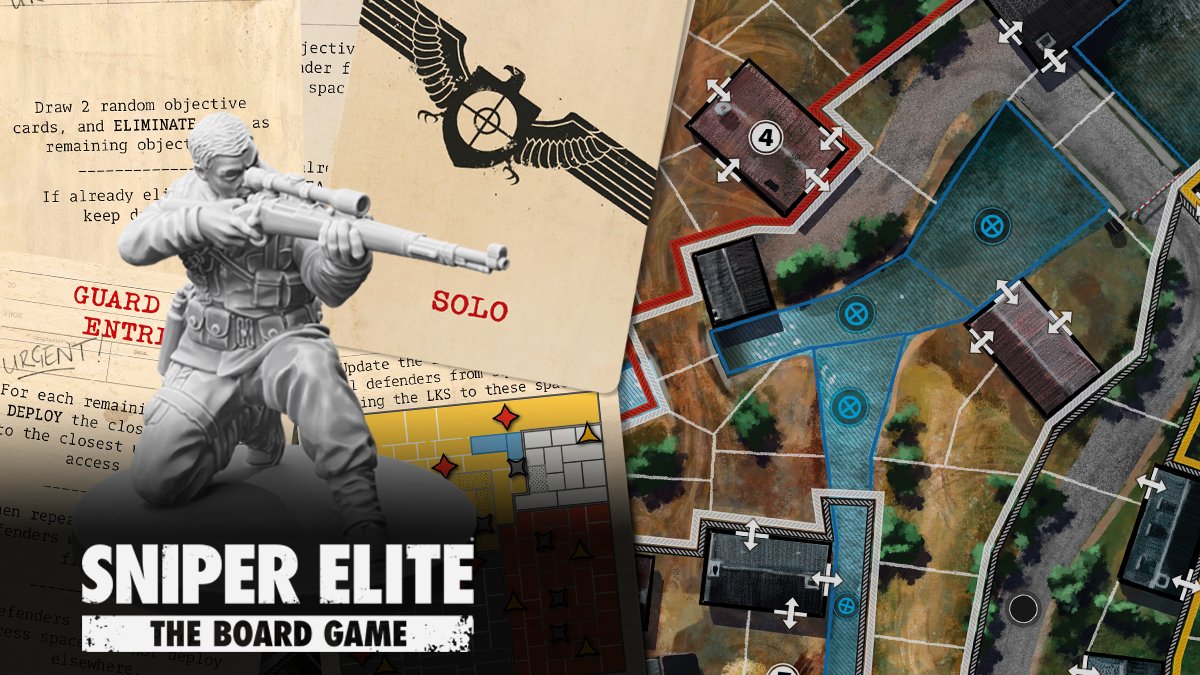 Reb_Unplugged's tweet photo. Completely alone, deep behind enemy lines. Do you think you have what it takes?
Sniper Elite: The Board Game includes solo rules from Dávid Turczi and Noralie Lubbers, but how does it work? https://t.co/SHCstkRRtN #AwShux https://t.co/NrBXfwhIfv