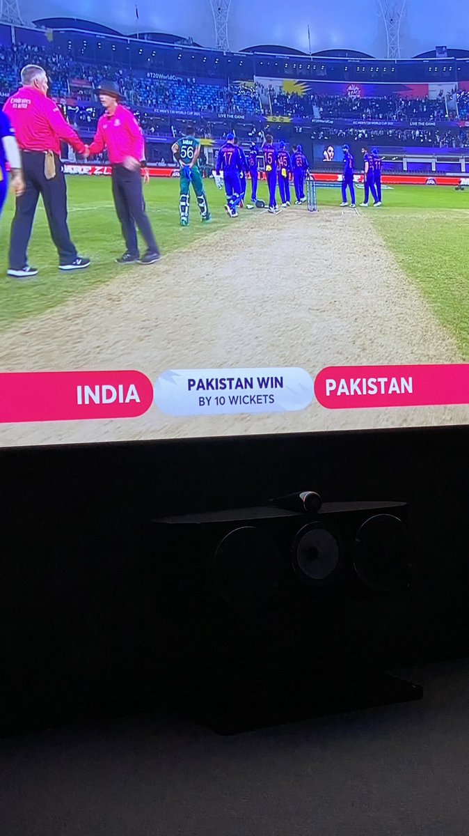 Must say this is a highly unusual result winning by 10 wickets, makes me almost forget the other stat of losing 85% of previous World Cup encounters.  #PakvsIndia #T20WorldCup2021