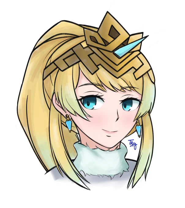 Ascended Fjorm but with a ponytail ❄️ 