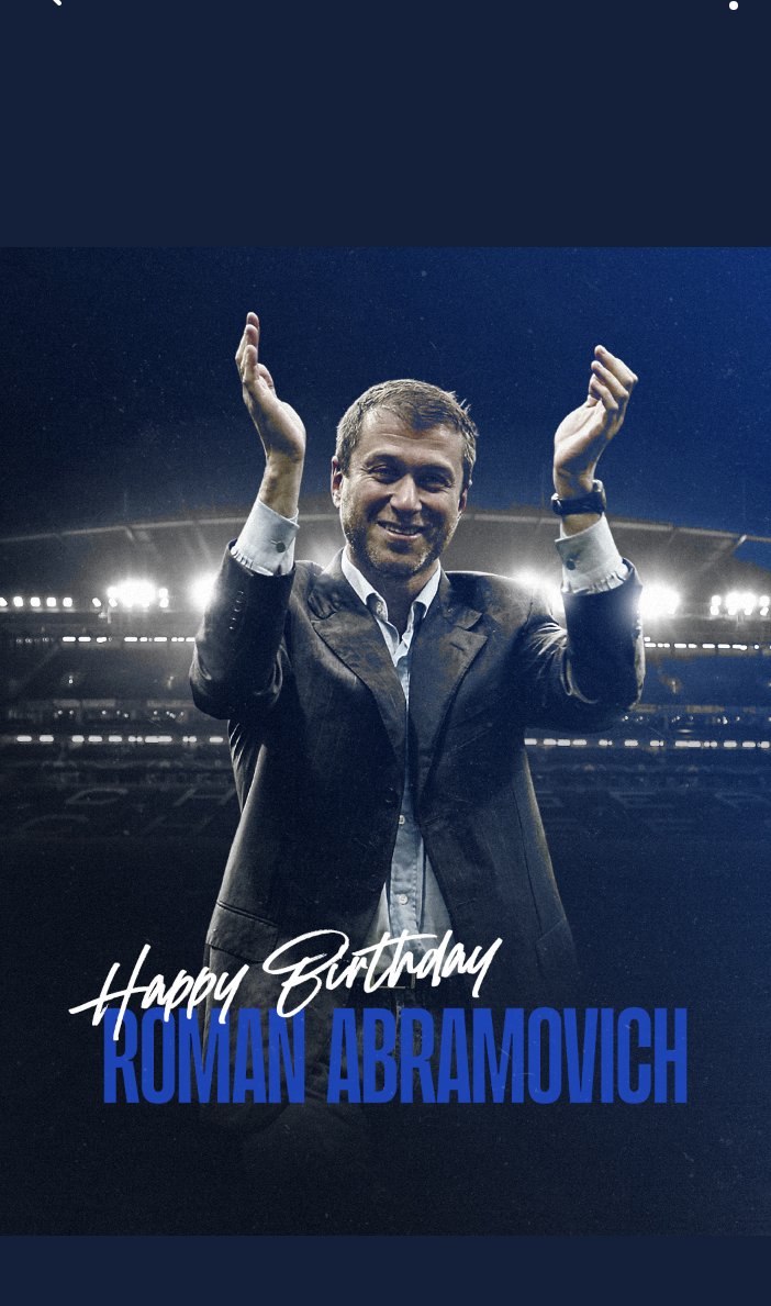 Happy birthday, Roman Abramovich! 