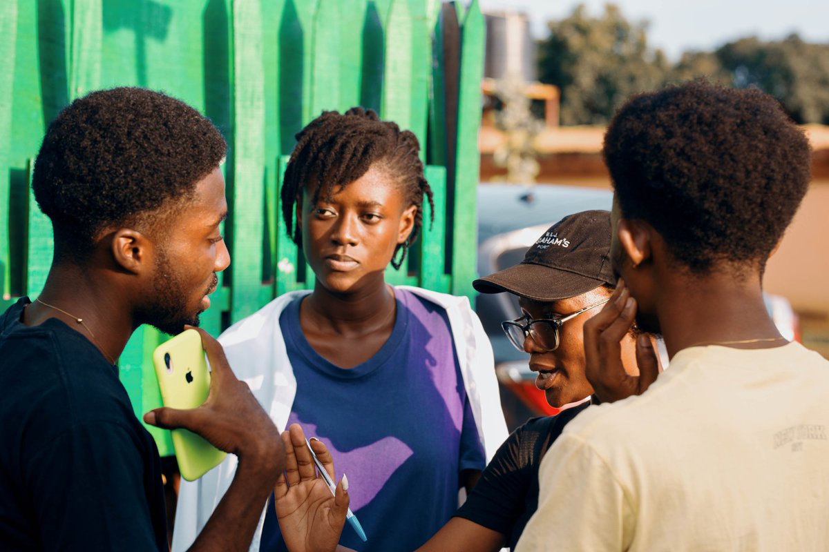 theesthernyarko's tweet photo. Working with @kobbyshots and @DirectorCue on set was massive and impressive.

#acting 
#screenwriting
#creativedirecting https://t.co/KoBDAwNheS