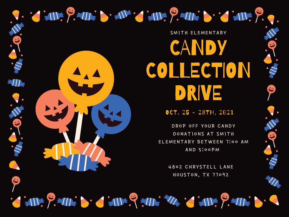 katesmithes's tweet photo. We are collecting candy this week at school! Share this flyer, if you can! 

¡Estamos recolectando dulces esta semana en la escuela!  ¡Comparta este volante, si puede! https://t.co/h3POgaQPkl
