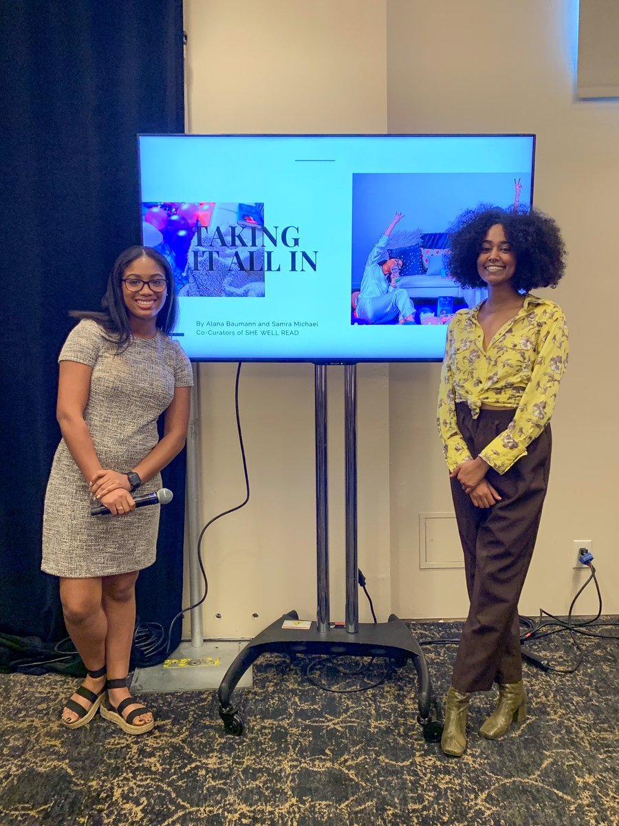 shewellread's tweet photo. She Podcasts Live photo dump!! 📸
We had an amazing time speaking and connecting with so many motivated womxn in AZ. Taking away a lot of ideas for the future of SWR. 📈
@shepodcasts #femalepodcaster #SPL21 #shepodcasts #podcast #spotify #blackownedbiz #feminism #reading https://t.co/AuzIuQtzgG