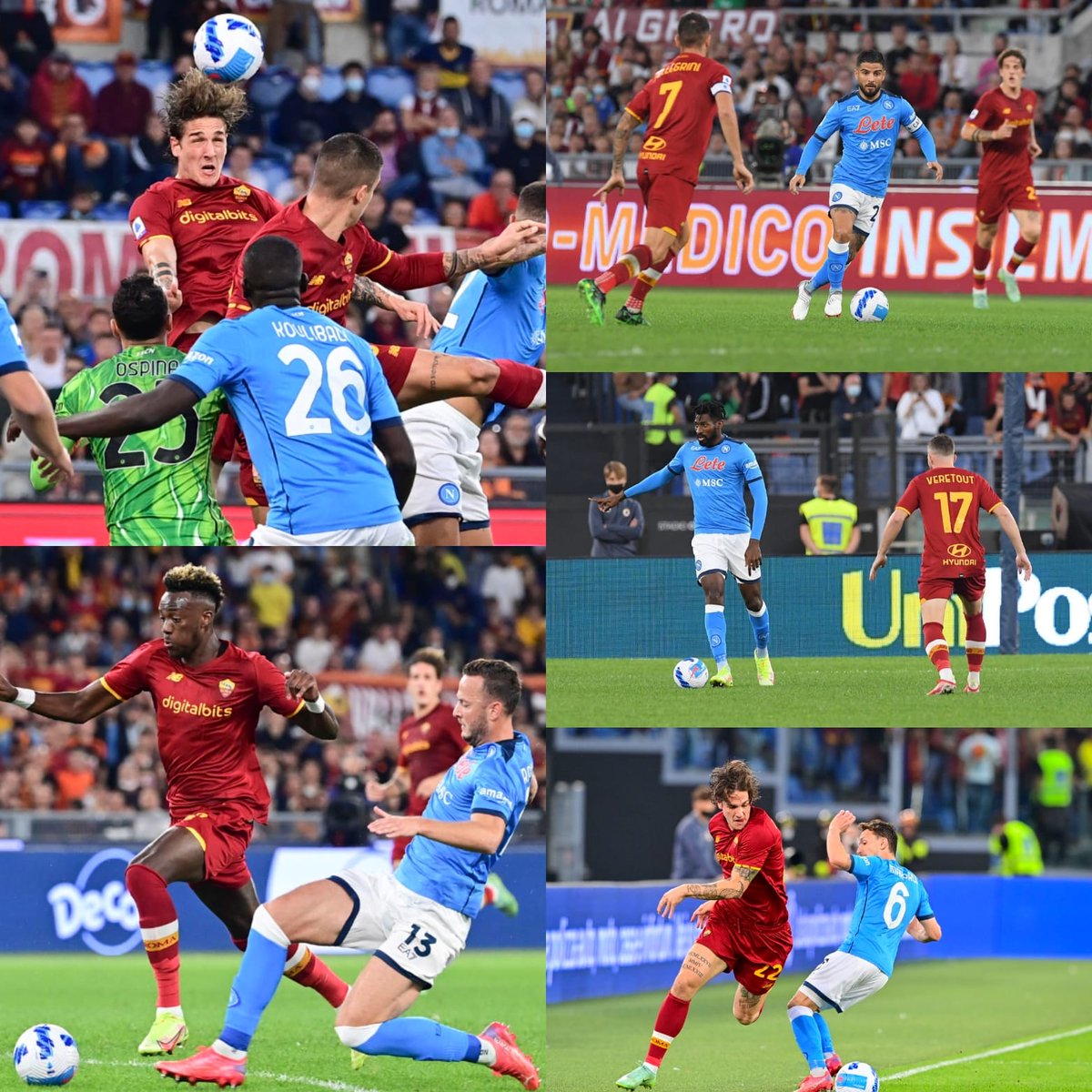 HTrickk's tweet photo. La #Roma le quitó el paso perfecto al #Napoli al empatar 0-0 en la capital #italiana A 🇳🇬 Victor #Osimhen le anularon un gol. El 🇲🇽 #ChuckyLozano jugó poco más de 20 minutos, pero no pudo marcar diferencia. Los #napolitanos son líderes de la #SerieA con 25 puntos. https://t.co/dVJ8rC5T1Z