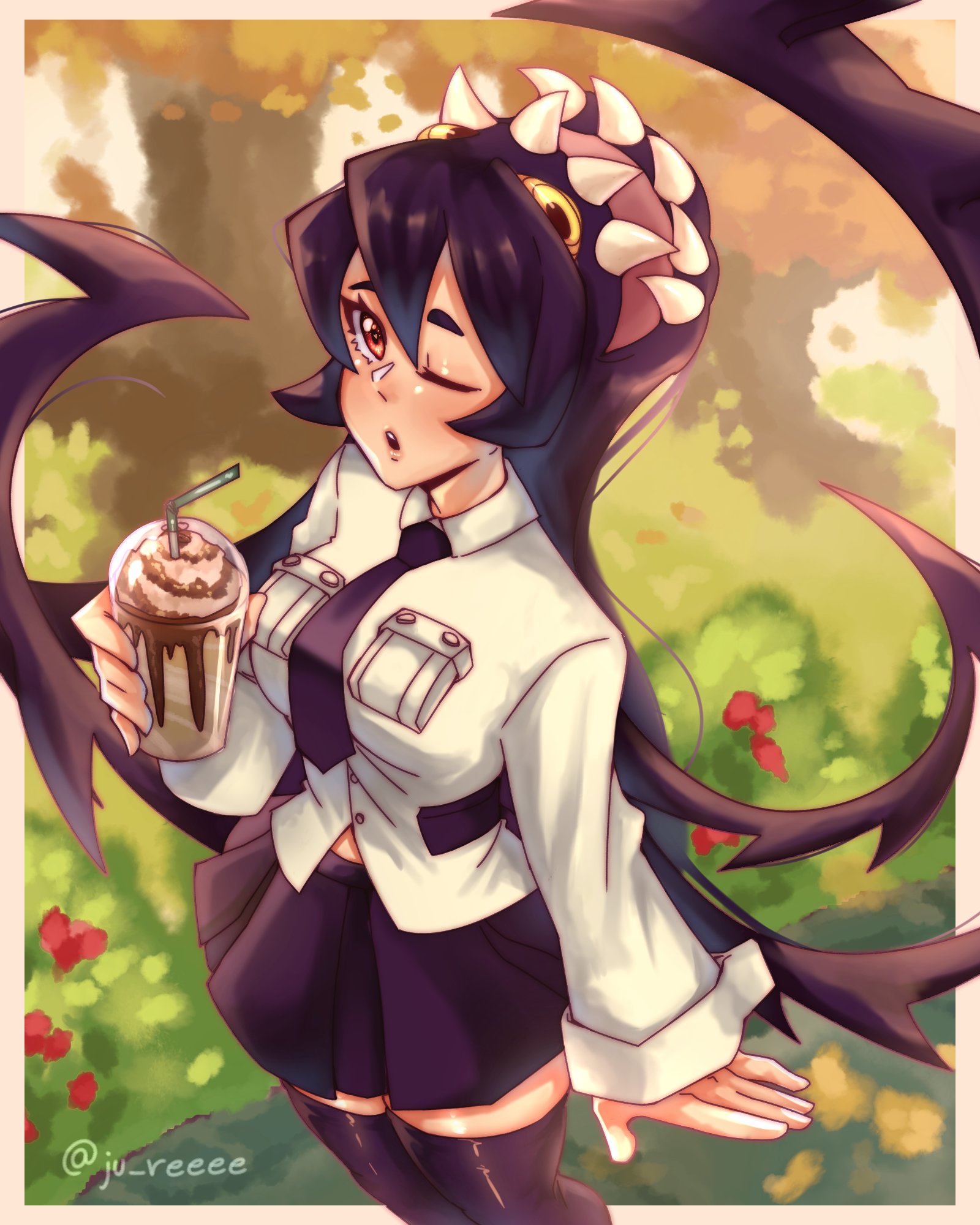 Девочка с белым драконом Skullgirls