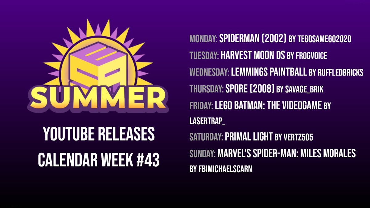 esamarathon's tweet photo. Next week, we have a very colourful potpourri of releases from #ESASummer21 on our Youtube channel for you!
Subscribe to https://t.co/esVAk4GjzP and activate the bell so you never miss our daily video releases! ๐ https://t.co/rWfWdbvbzR