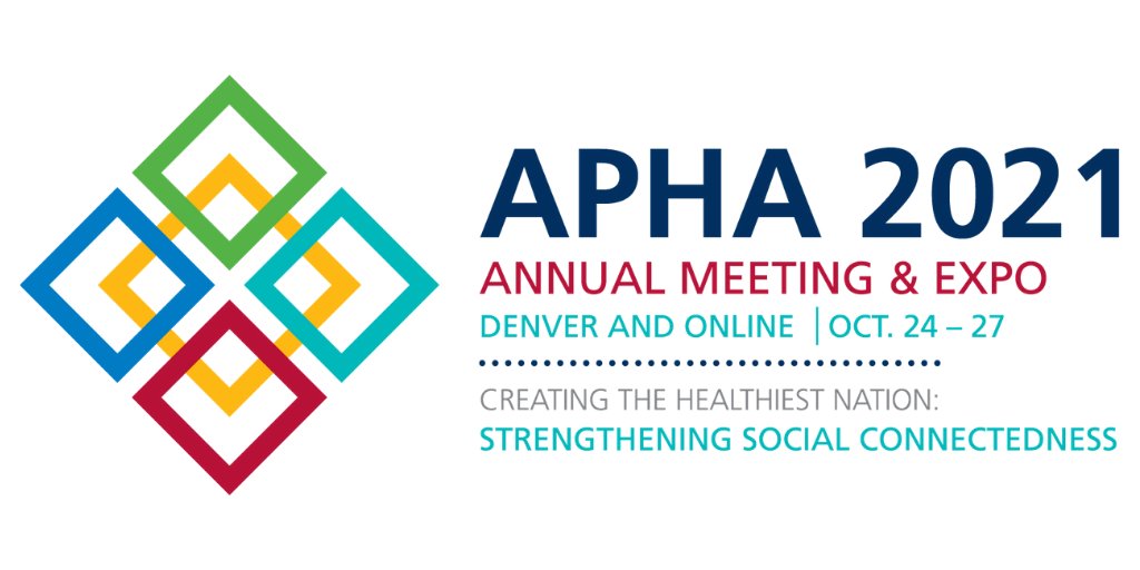 #APHA2021 is happening right here in Denver, CO and online. Visit us at our booth 1521! You can stop by in-person at the CO Convention Center or check out our virtual booth: ow.ly/Ij0s50GvzET

<a href="/PublicHealth/">APHA</a>  | <a href="/APHAAnnualMtg/">APHA's Annual Meeting & Expo</a> | #ThisIsPublicHealth