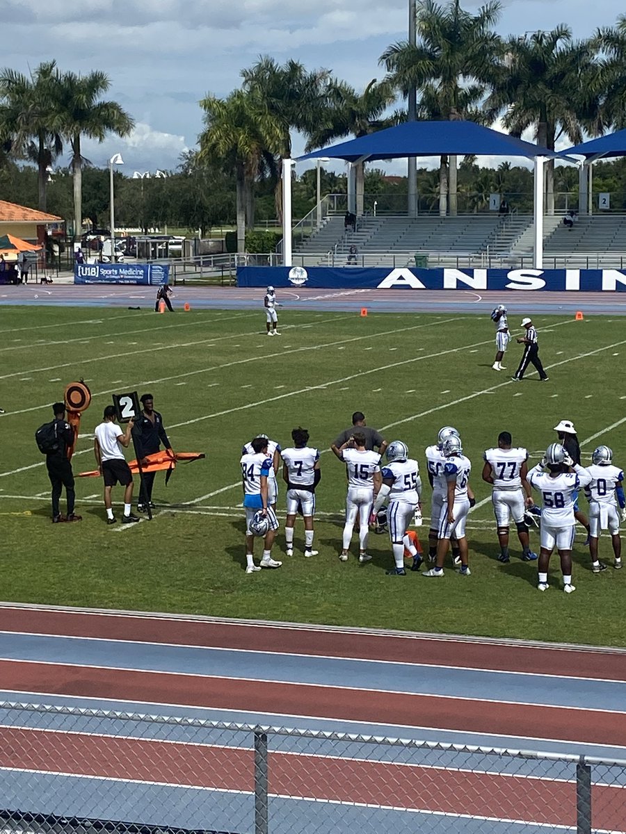 ChaseSilv15's tweet photo. First loss of the season to @ASAMiamiFB Juco. Shout out to all the dudes who stepped in to fill personnel gaps. There are 2 outcomes in football - win or learn.  @FeltrimF https://t.co/DLzweLhDyL