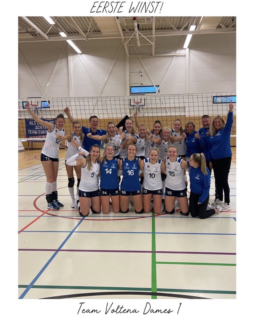 EERSTE WINST💪!  Yes eerste winst in de eredivisie is binnen, 3-1 tegen <a href="/TeamEurosped/">Team Eurosped</a> #teamvoltenadames1 #voltenavolleybal #TheOnlyWayIsUp #FocusOnTheGood #StichtingSosijn