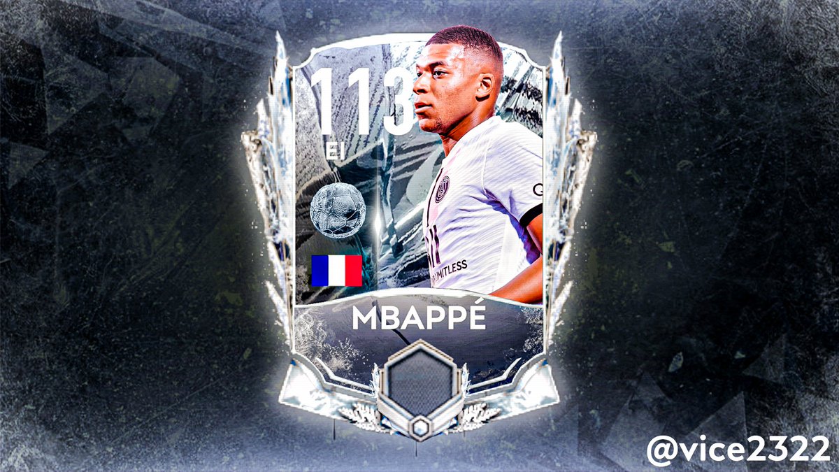 VizeVzdok's tweet photo. || CARD CONCEPT ||

- FOOTBALL FREEZE 

- Mbappé 113 

- Se agradece rt y fav 🙏 https://t.co/9AFeDYqHBF