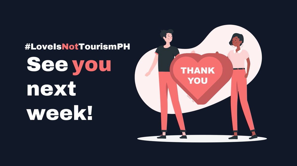 UniteUsInPH's tweet photo. Thank you, everyone, for participating and joining us on our Hope Desk ❤

We hope we get to see you again next week.

We invite everyone to join our group as we will post the Zoom invite link there to make it easier for everyone. Thank you so much!
#LoveIsNotTourismPH https://t.co/c7c6KwfZwO