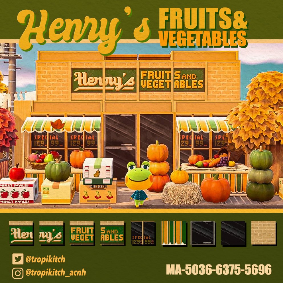 tropikitch's tweet photo. Henry's fruits and vegetables release

#ACNH  #ACNHDesign #acnhinspo #AnimalCrossing https://t.co/NHugsbfAFr