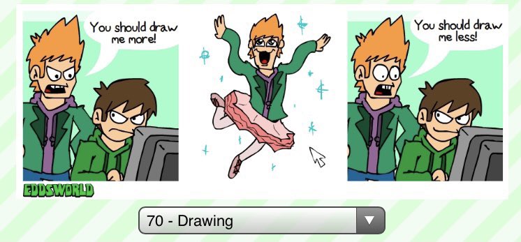 Daily Eddmatt on X: On 6/18/21 the official Eddsworld account posted this drawing which shows Matt carrying Edd,and Tom carrying Matt,but it also shows Matt smiling at Edd while he holds a