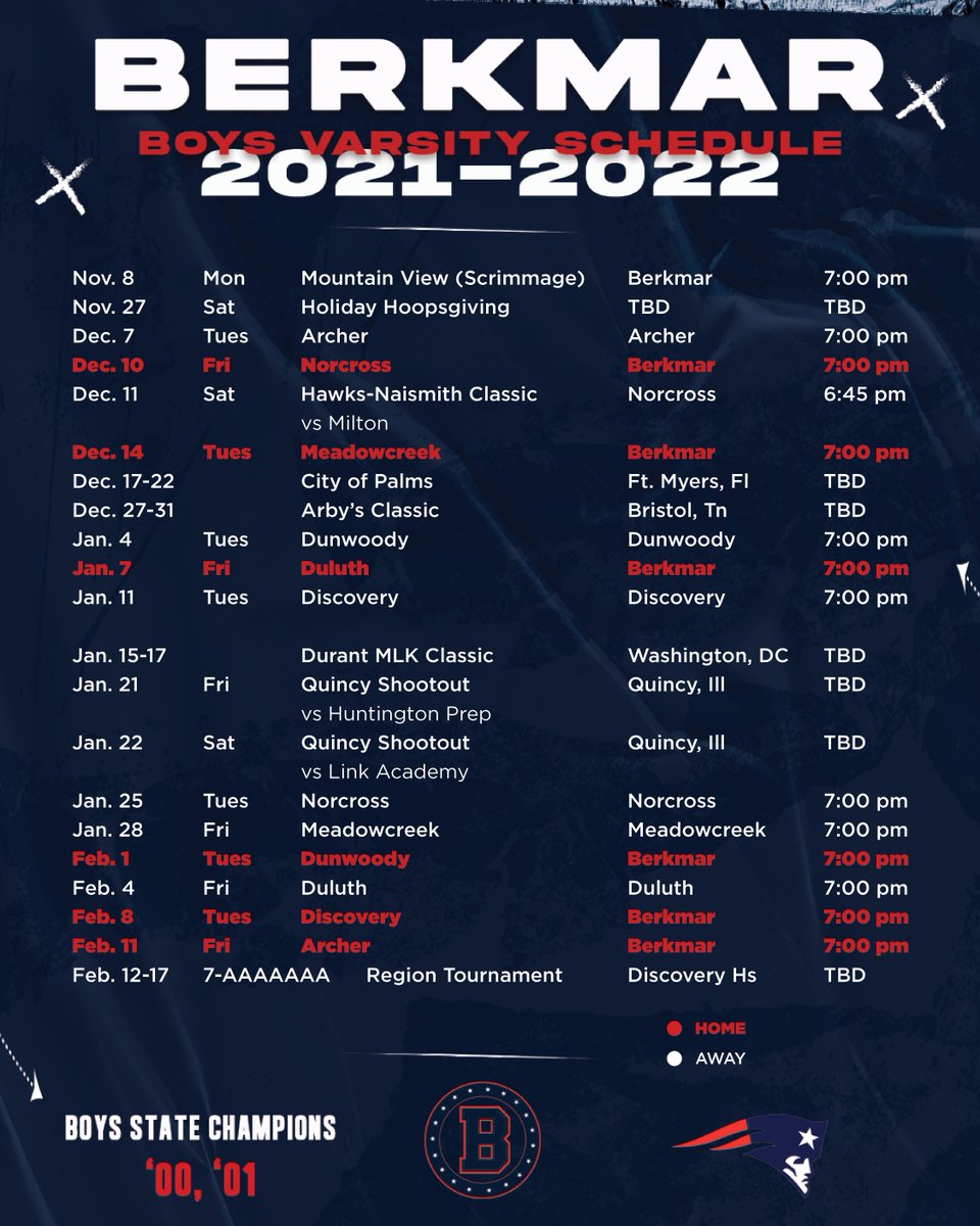 BrandEliteStu's tweet photo. Berkmar Varsity HS Basketball Schedule | 2021-2022 #basketball #highschool #varsity #school #atlanta #nawf https://t.co/Ty1iIUqlYp