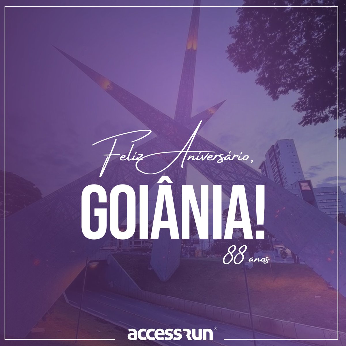 AccessRun's tweet photo. ✨ A história de Goiânia fala da busca por modernidade e inovação, e das tradições de um povo persistente, batalhador e, acima de tudo, carismático!

Aniversário de Goiânia | 24 de Outubro https://t.co/vqmnh4a0TT