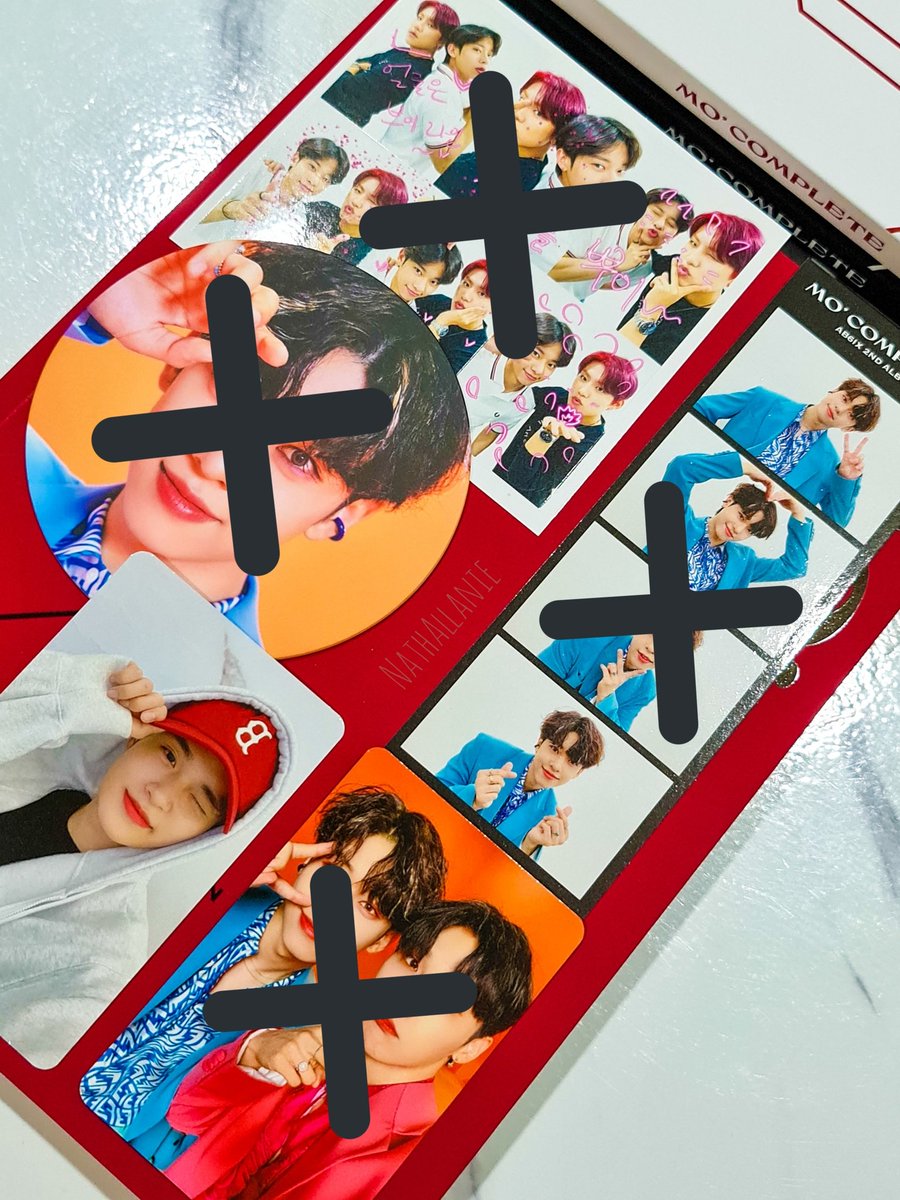_itspeachypink's tweet photo. Help RT

WTT/ Malaysia only

Have: in the picture
Want: everything equivalent to Donghyun

#에이비식스 #AB6IX #CHERRY #MO_COMPLETE #전웅 #JeonWoong #김동현 #KimDonghyun #박우진 #ParkWoojin #이대휘 #LeeDaehwi #AB6IXMY

@MYABNEW_TRADE @AB6IXTradeMY https://t.co/zQLV8de72q