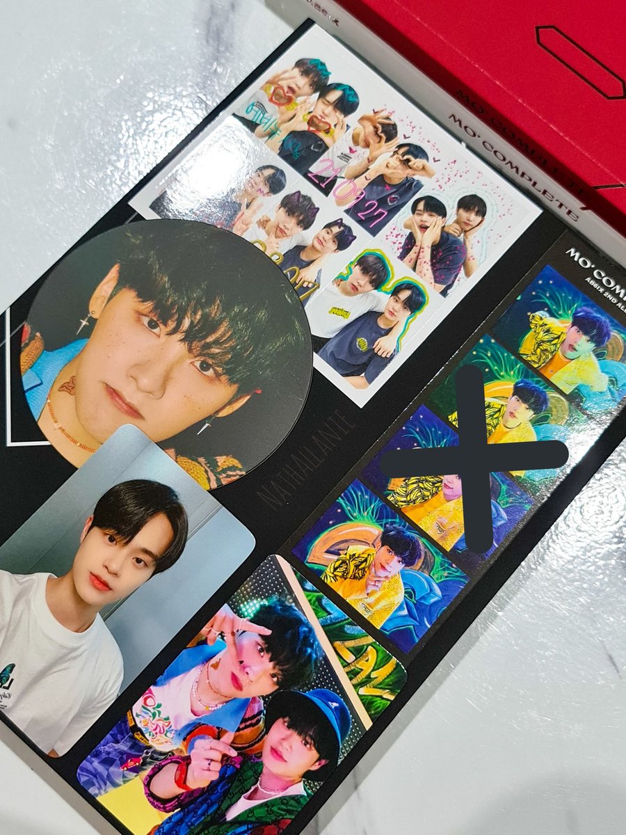 _itspeachypink's tweet photo. Help RT

WTT/ Malaysia only

Have: in the picture
Want: everything equivalent to Donghyun

#에이비식스 #AB6IX #CHERRY #MO_COMPLETE #전웅 #JeonWoong #김동현 #KimDonghyun #박우진 #ParkWoojin #이대휘 #LeeDaehwi #AB6IXMY

@MYABNEW_TRADE @AB6IXTradeMY https://t.co/zQLV8de72q