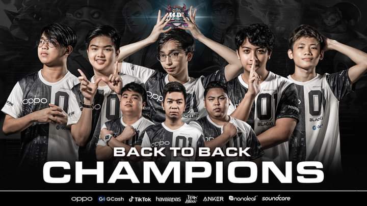 rockybacungan_'s tweet photo. MPL PH Back to Back Champions! 🏆🥇
Well-deserved! Huge respect!! 🤞🏻🖤
#CrownProtected #BLCKMagic
#BreakTheCode #B2BChamps
#UltimateBondingExperience
#M3WorldChampionshipPHRep. 🇵🇭 https://t.co/GYYqCW8Wlr