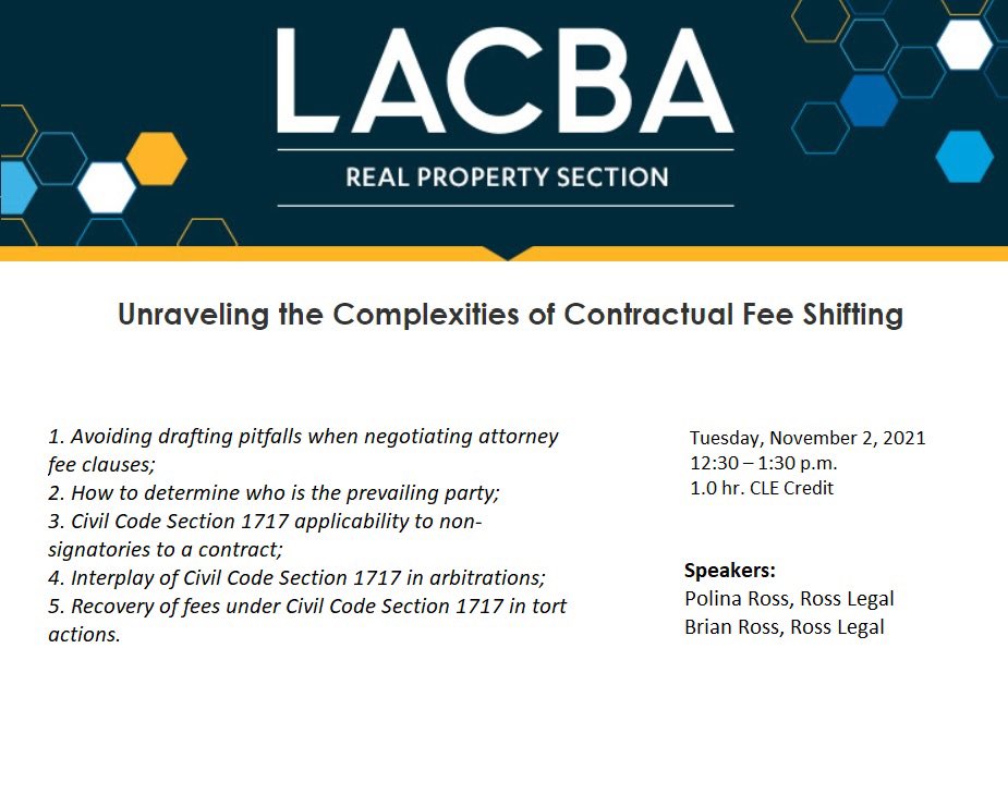 LACBA Real Property Section (@lacbarealprop) / Posts / X