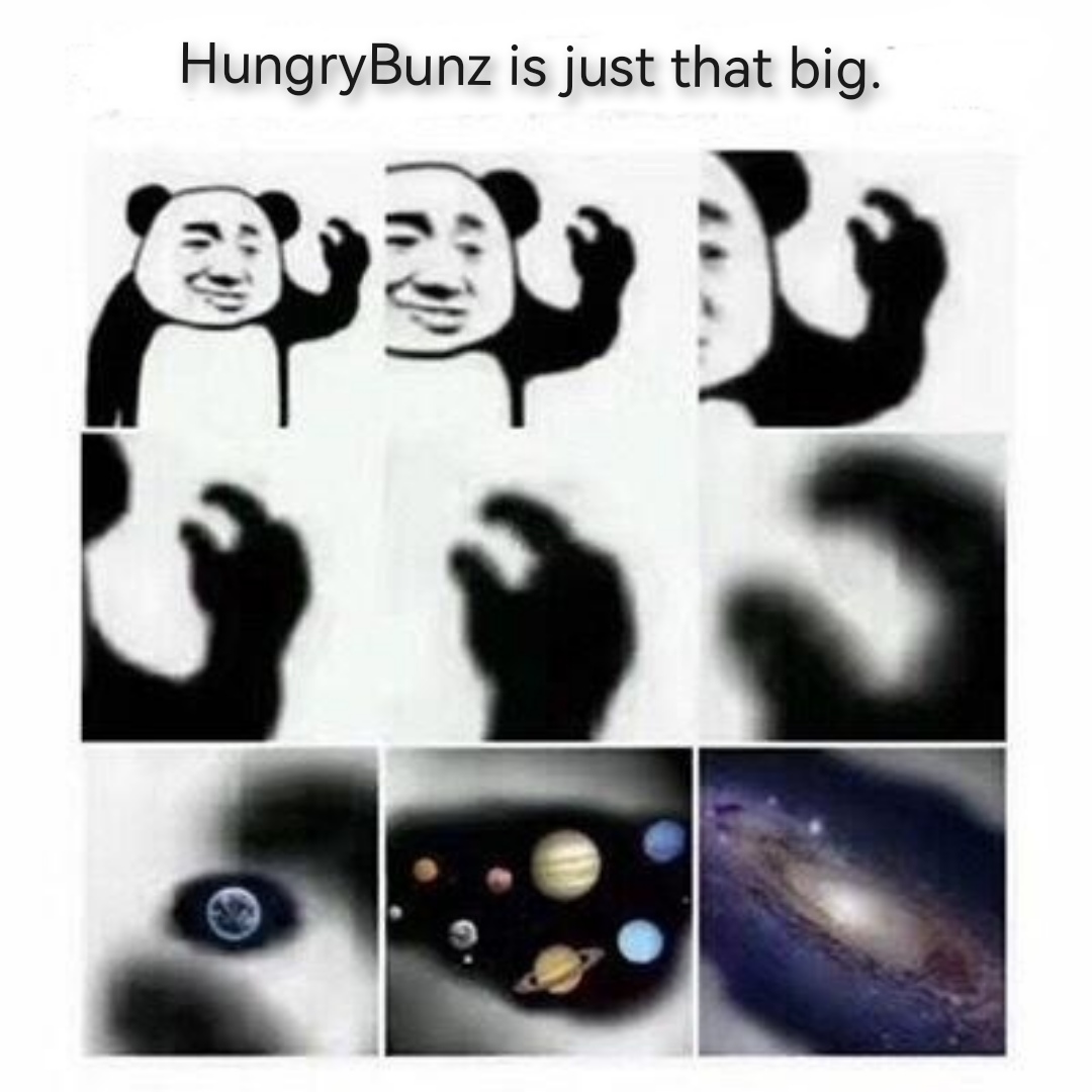 Myth277's tweet photo. Hungry Bunz is just that big. https://t.co/O69okqXEeW