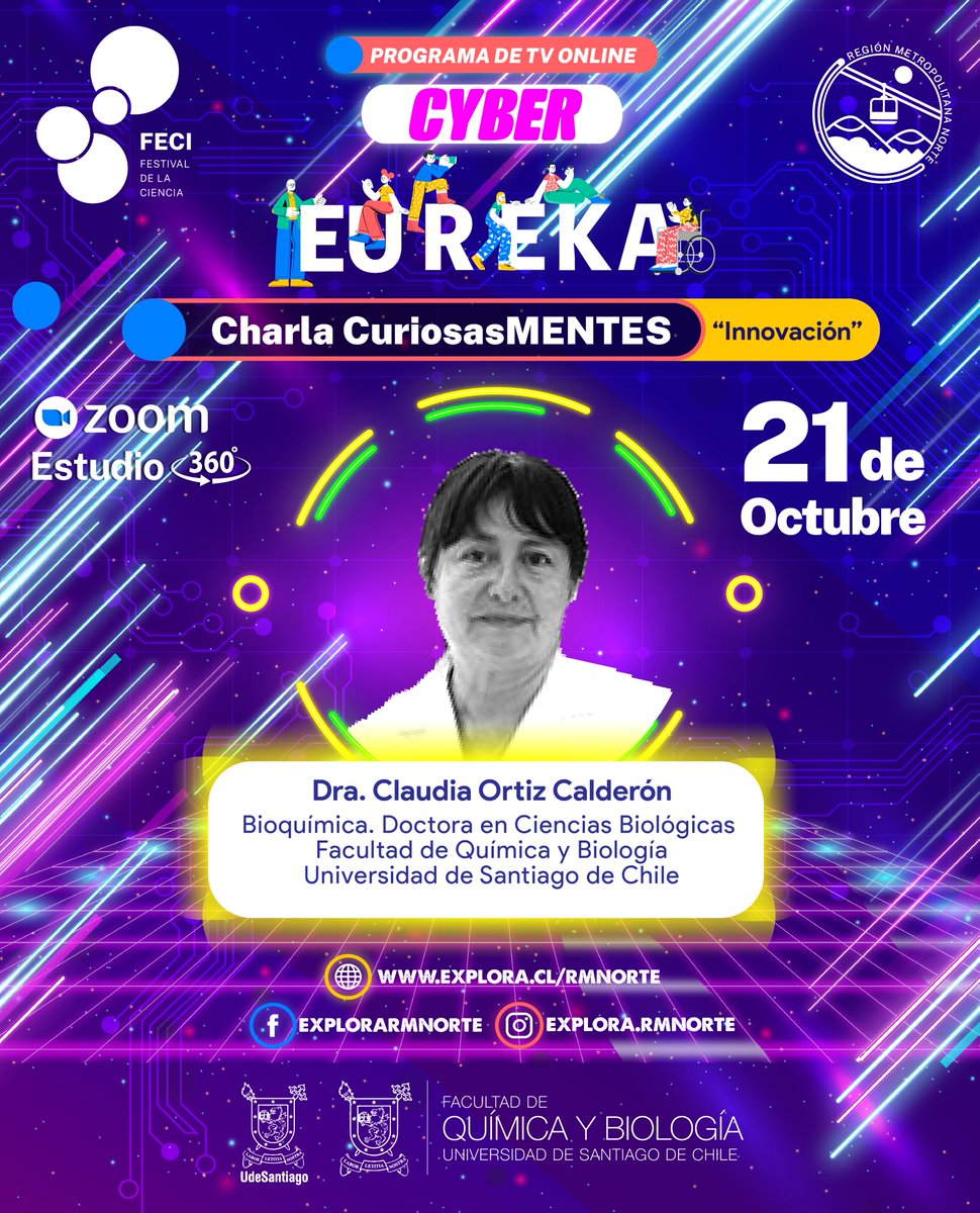 parexploranorte's tweet photo. ¡Mañana 📺 por el @ISBcanal vuelven las charlas de nuestro Festival de la Ciencia! 🤩
📌Sintoniza el canal 44 o por su página de #Facebook y celebra con nosotros la curiosidad por la ciencia
#ExploraRMNorte #FECIRMNorte #ciencia #tecnologia #conocimiento #innovacion #diversion https://t.co/cIvm5TL9cm