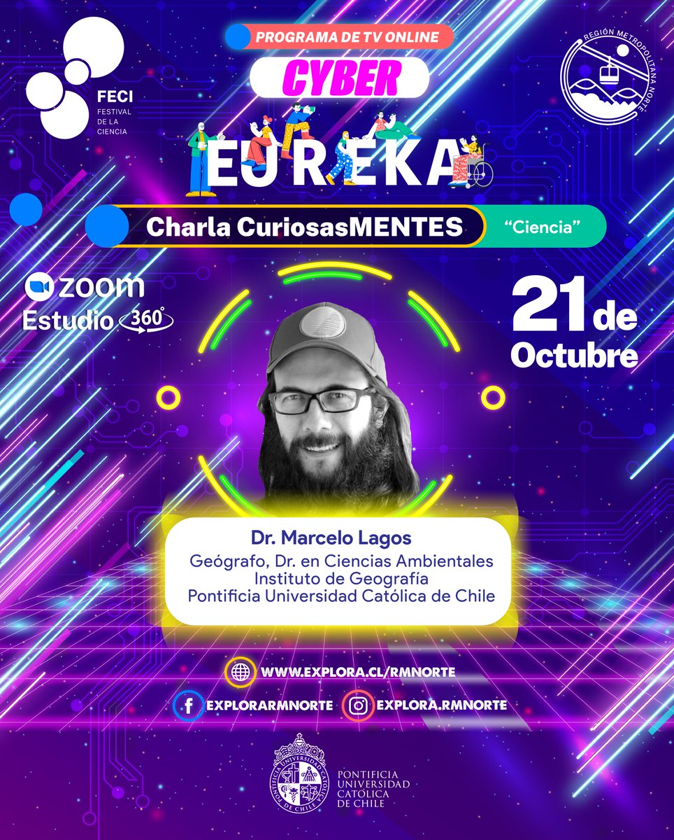 parexploranorte's tweet photo. ¡Mañana 📺 por el @ISBcanal vuelven las charlas de nuestro Festival de la Ciencia! 🤩
📌Sintoniza el canal 44 o por su página de #Facebook y celebra con nosotros la curiosidad por la ciencia
#ExploraRMNorte #FECIRMNorte #ciencia #tecnologia #conocimiento #innovacion #diversion https://t.co/cIvm5TL9cm