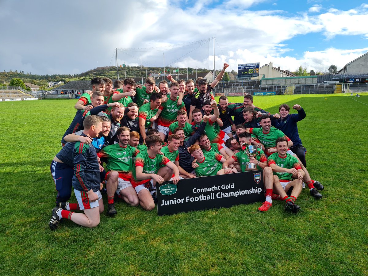 sligogaa's tweet photo. Connacht Gold JFC A FINAL

Full time
St.Pat's: 1-15(18)
St.Michael's: 1-8(11)

Congrats Pat's Junior A Champions https://t.co/zYcP3cxCv4