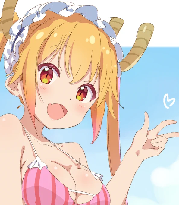 トール様🐲🏖  #今年も残りわずかなので今年一番伸びた絵を貼る見た絵描きさんも強制でやる 
