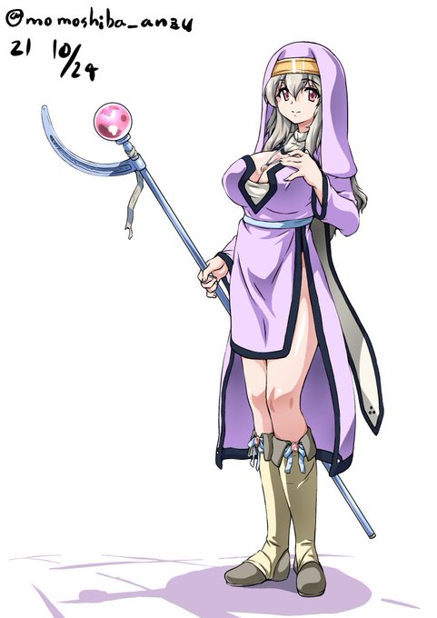 当サークルの看板娘のようなコレットさん。 孤児院を営むシスターで元冒険者(ヒーラー)、たまに性的な意味でハメを外すが戦闘力は確かなもの。 詳しくは当サークルの既作エロRPG、ヘルヴェナ冒険記と戦乙女ニーファに出てたりします。 