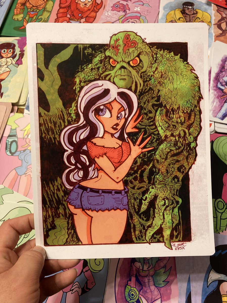edbot5000's tweet photo. #sundaybumday Abigail Arcane and Swamp Thing prints are in! $10 8.5x11 on my @storenvy or message me!
https://t.co/IETGPAMept
#swampthing #dc #comics #abigailarcane #abbyarcane #illustration #eb5k #edbot5000 #abby #80s #merch #prints #sale #salesunday #selfpromotionsunday https://t.co/EBqljcXHK6