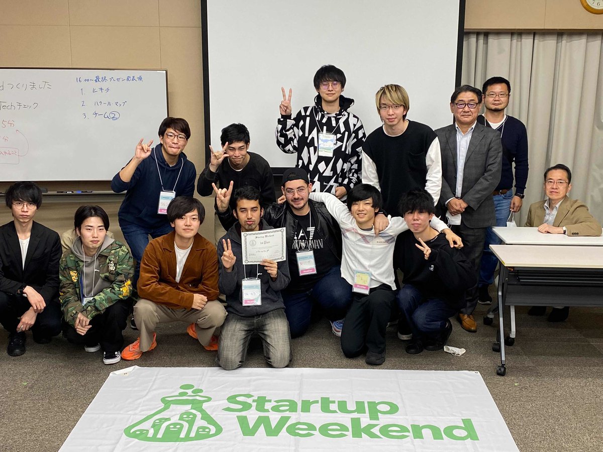 ProbablyRashad's tweet photo. Today 24/10/2021 My team won the 1st place at Startup Weekend Tokyo
いい思い出になりました。
ありがとうございました。
#Startup #100DaysOfCode #swtokyo @swtokyo https://t.co/AwtCJF26ko