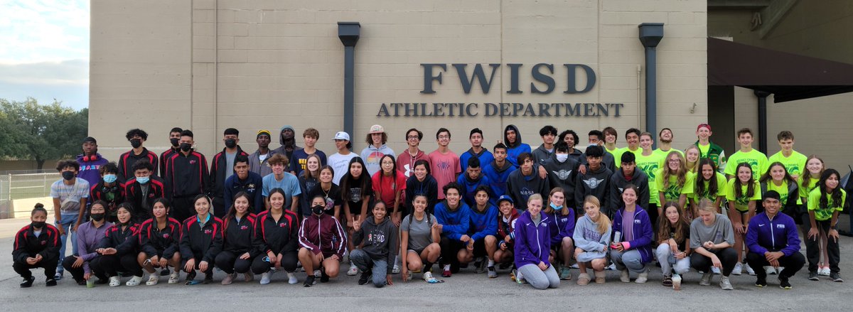 FWISDAthletics's tweet photo. #FWISD 4A, 5A &amp; 6A Regional Cross Country Qualifiers are Lubbock bound. They are ready for tomorrow's Region I meet. Good luck to all our runners!
🏃🏾‍♀️🏃🏼‍♀️🏃🏿‍♂️ 🏃🏻‍♂️🏃🏻🏃🏼🏃🏽🏃🏾🏃🏿🏃🏼‍♀️🏃🏽‍♀️🏃🏾‍♀️🏃🏿‍♀️🏃🏾‍♂️🏃🏽‍♂️🏃🏼‍♂️🏃🏻‍♂️🏃‍♂️
@FortWorthISD @AD_DrLisa
#runlikethewind
#pr #leaveitonthecourse https://t.co/HXcmvYGRR5