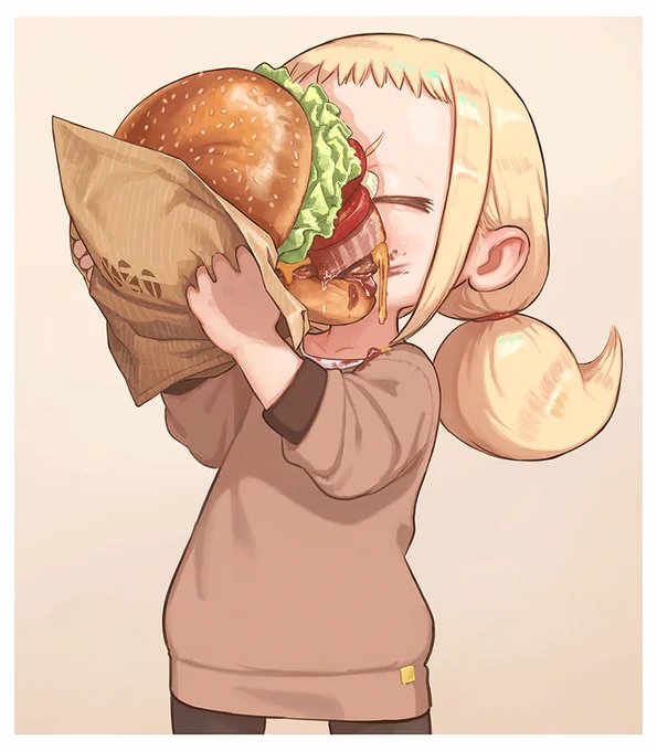 ハンバーガーに食べられるようじょ

#今年も残りわずかなので今年一番伸びた絵を貼る見た絵描きさんも強制でやる 