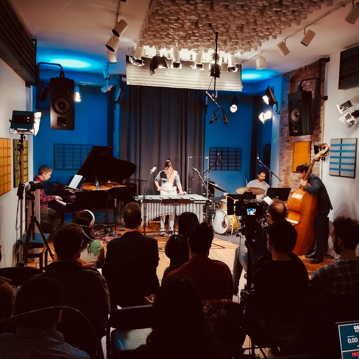 What a blast with Matt Mitchell, Simon Willson and Dan Weiss!