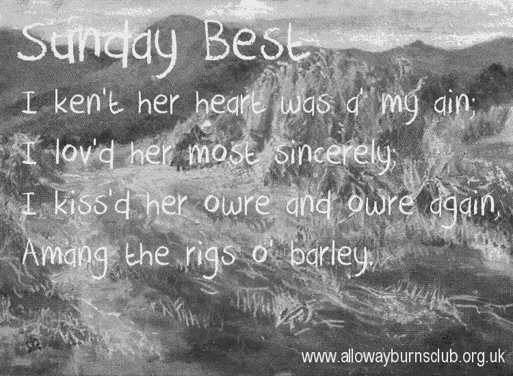 Sunday Best: Excerpt from 'Corn Rigs' by Robert Burns (1779).  #TheBard  #RobertBurns  #Scottish  #Poetry