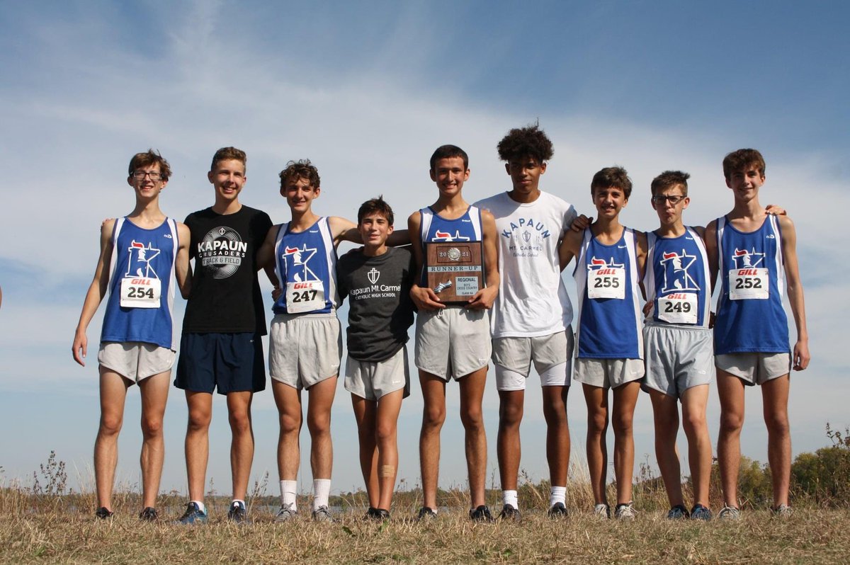kapauncrusaders's tweet photo. Congratulations to the girls cross country team for taking first place at regionals! Congratulations to the boys team for taking second place at regionals! Both teams will compete at the state meet next weekend. Good luck and go Crusaders! https://t.co/Re3ZAyLlX2