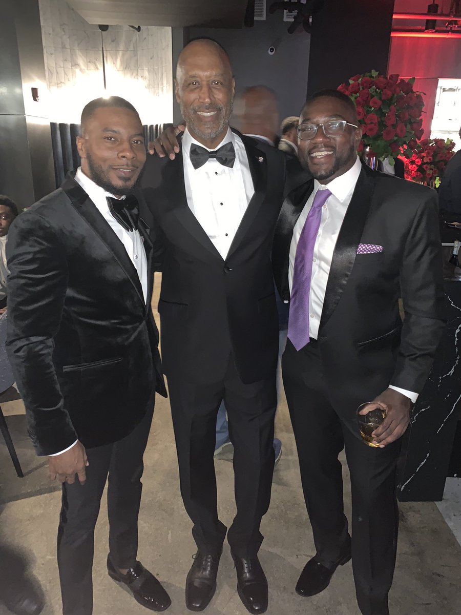 .<a href="/iamcoachfootz/">Who is the dude? Lol</a> and coach Bolt @ <a href="/ABethea41/">Antoine Bethea (AB41)</a> retirement dinner. Brought back memories of football days past!