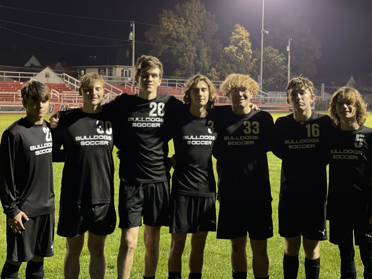 MU_BoysSoccer's tweet photo. Congratulations to this years senior class. 37 wins in four years, one league championship. You have helped set the bar, build a foundation for future teams. Thank you!
@muhs_section @MU_Strength @MUsportsmedia @Milton_Union_HS @MU_Bulldogs @MUEVS_Super https://t.co/CRaz89vLFx